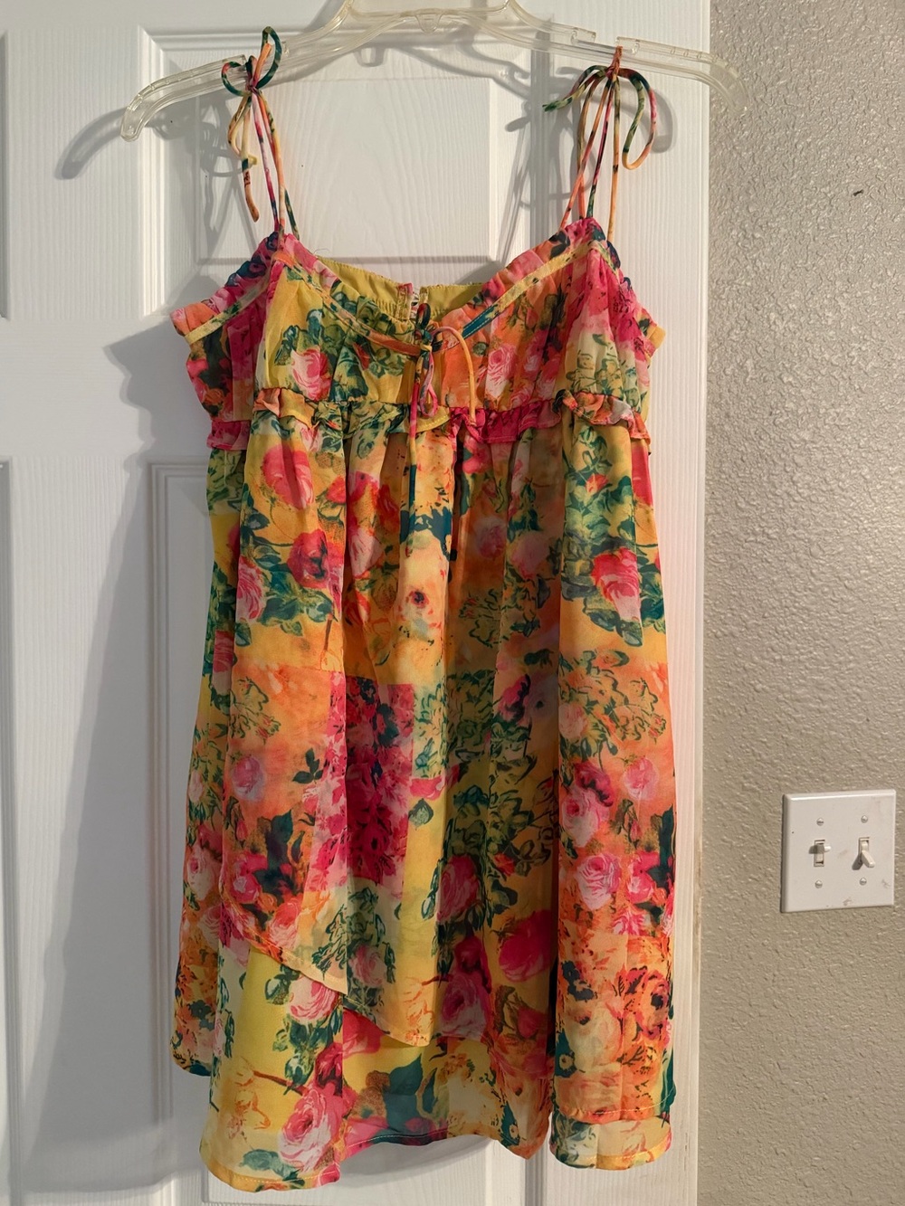 Floral mini dress
